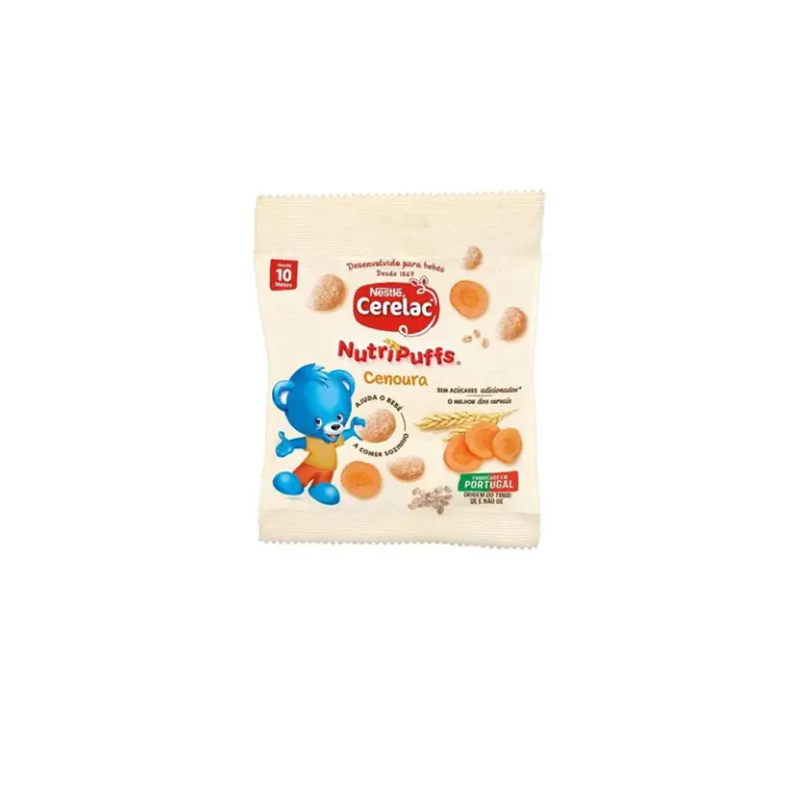 Cerelac Nutripuff Snack Cenoura 7G 8M+