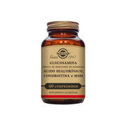 Solgar Glucosamina Condroitina Ac. Hialuronico MSM 60 comprimidos