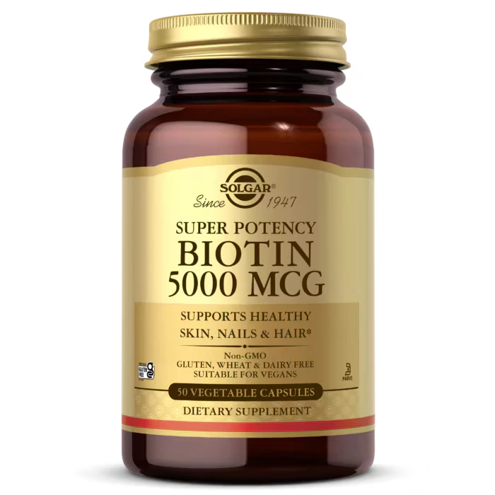 Solgar Biotina 5000mcg 100 Cápsulas