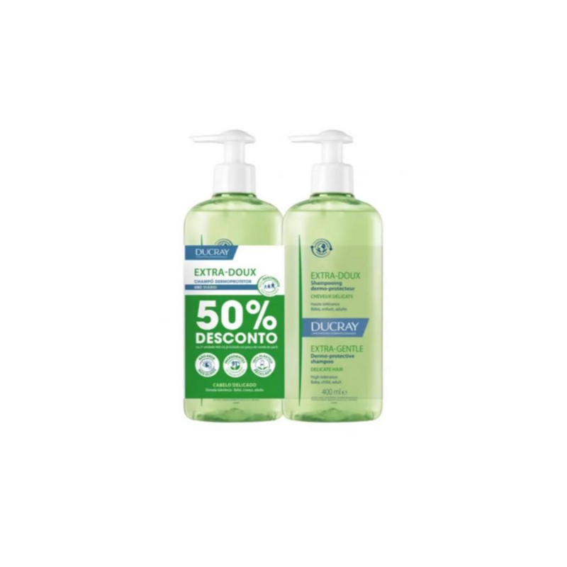 Ducray Capilares Extra Suave Champô Duo 400ml 50% 2º unid