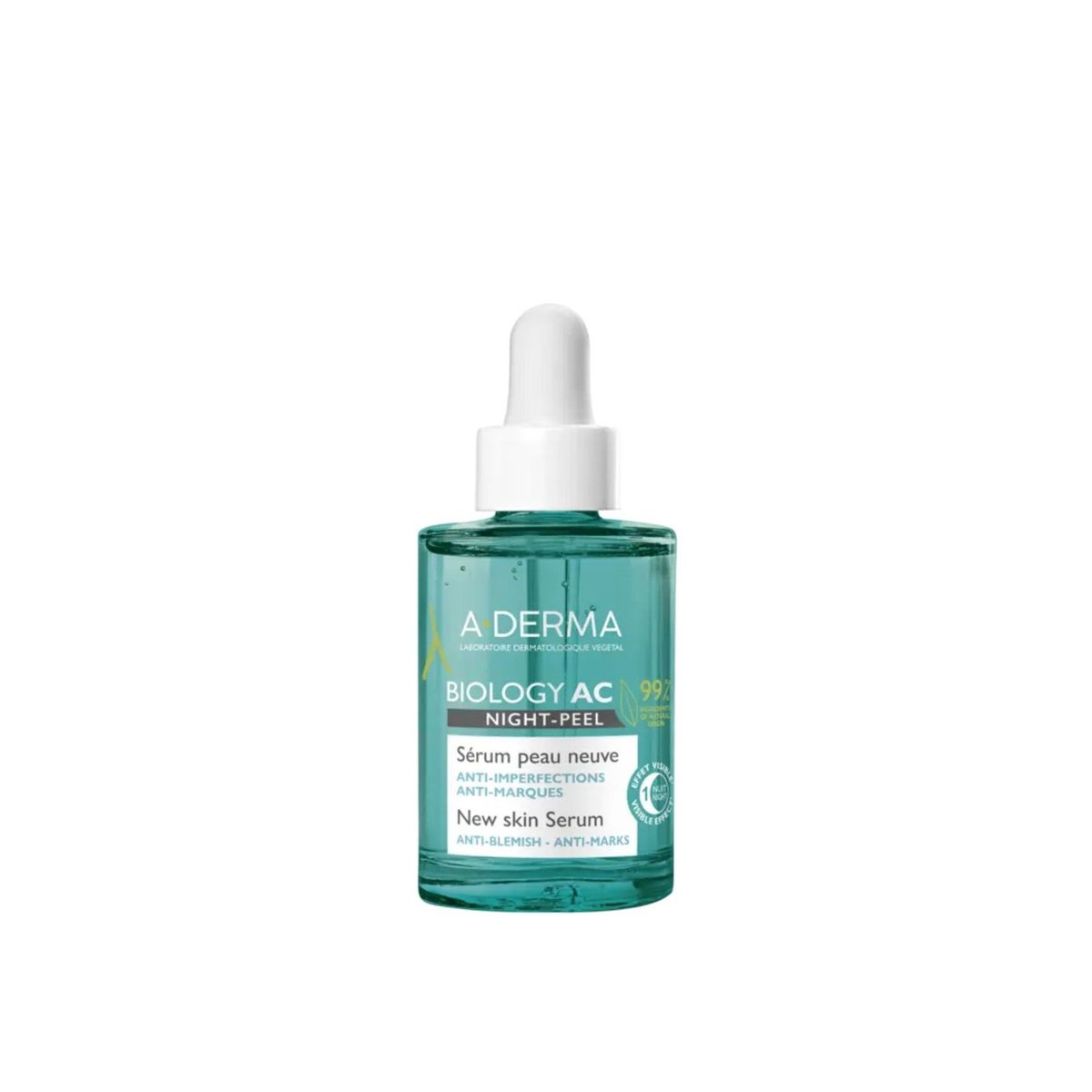 A-Derma Biology AC Night-Peel New Skin Serum 30ml