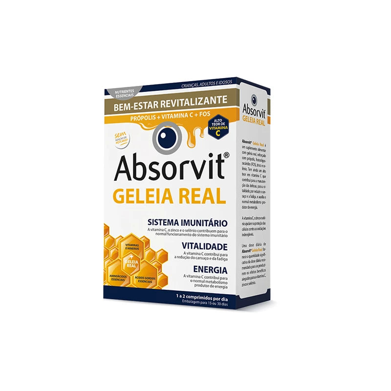 Absorvit Geleia Real 30 Comprimidos