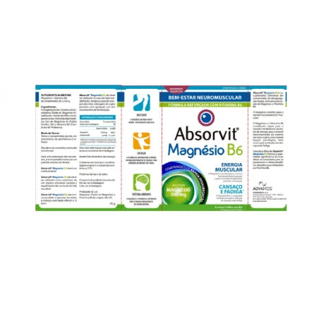 absorvit-magnesio-b6-60-comprimidos