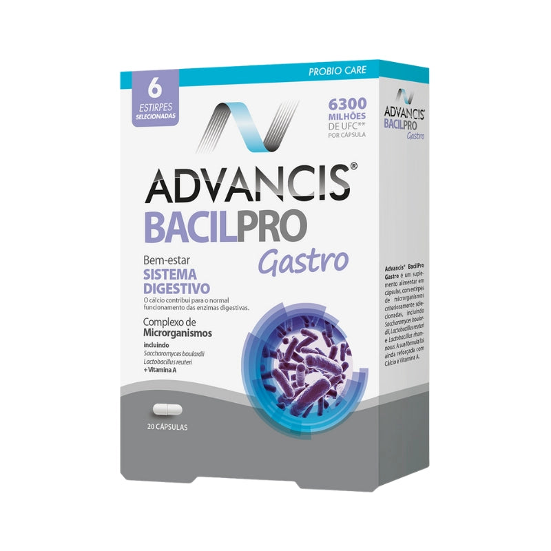 Advancis Bacilpro Gastro 20 Cápsulas