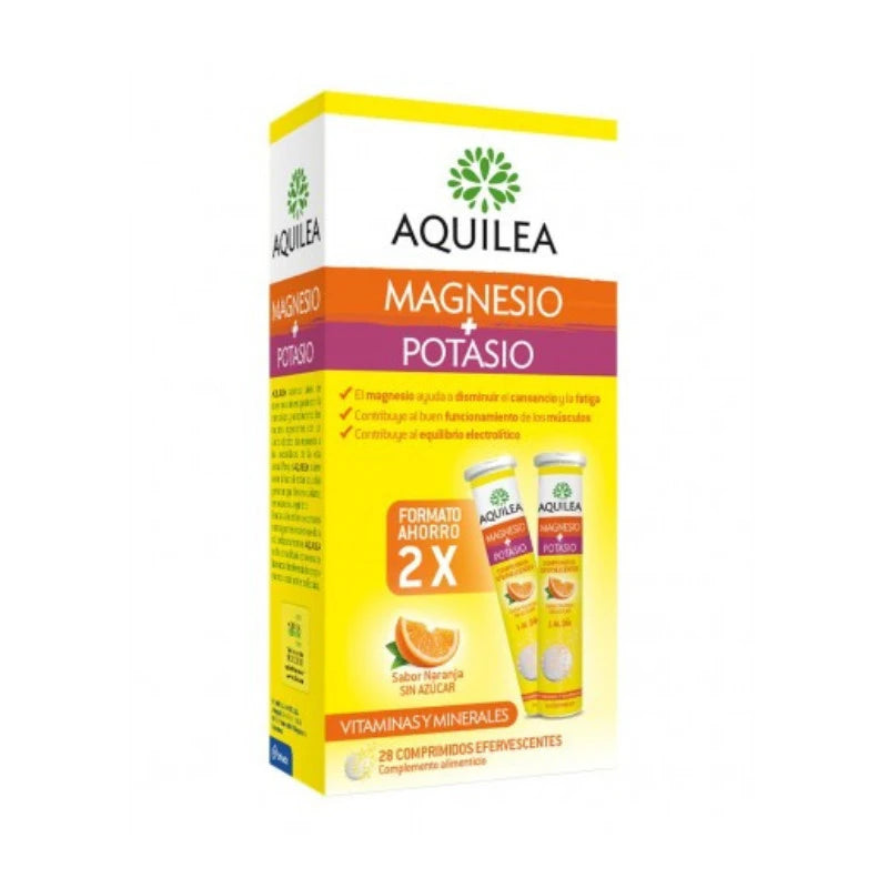 Aquilea Magnésio + Potássio 28 Comprimidos Efervescentes