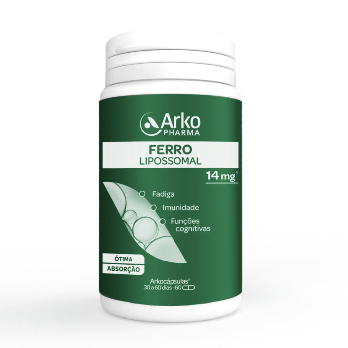 Arkocapsulas Ferro Lipossomal 60 Cápsulas