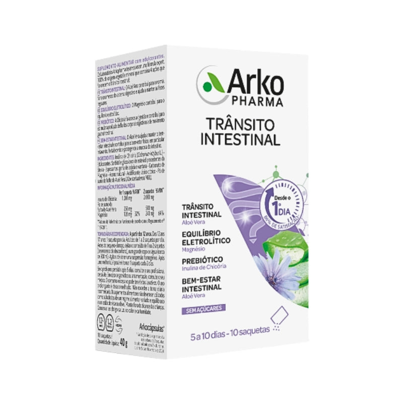 Arkocápsulas Trânsito Intestinal 10 saquetas