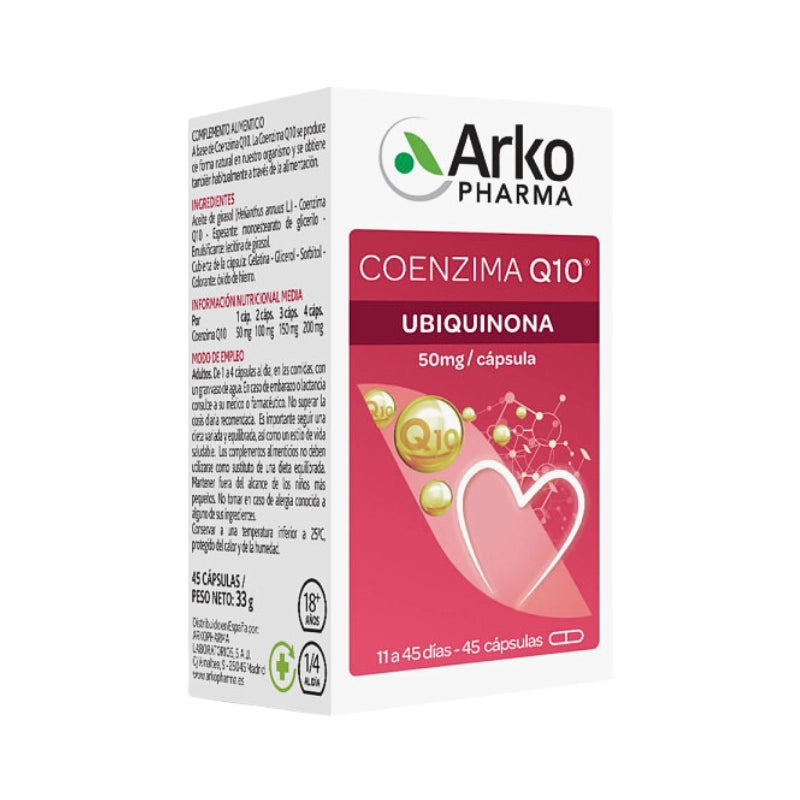 Arkopharma Coenzima Q10 45 Cápsulas