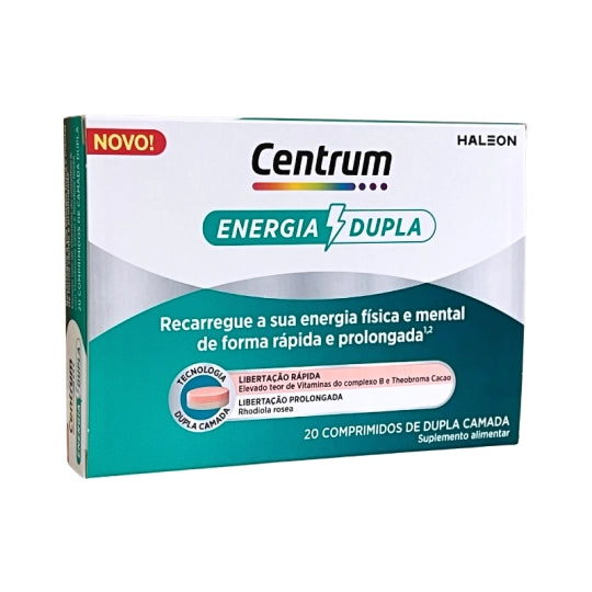 Centrum Energia Dupla 20 Comprimidos