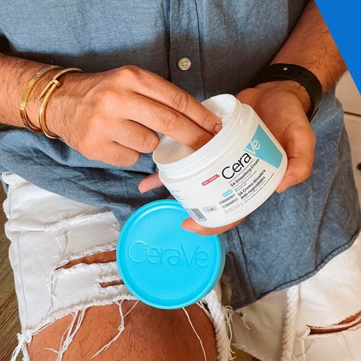 CeraVe SA Smoothing Cream 340g - Hidratação e Suavização da Pele