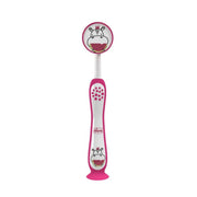 Escova Dentes Leite Hipo Rosa 3-6 anos