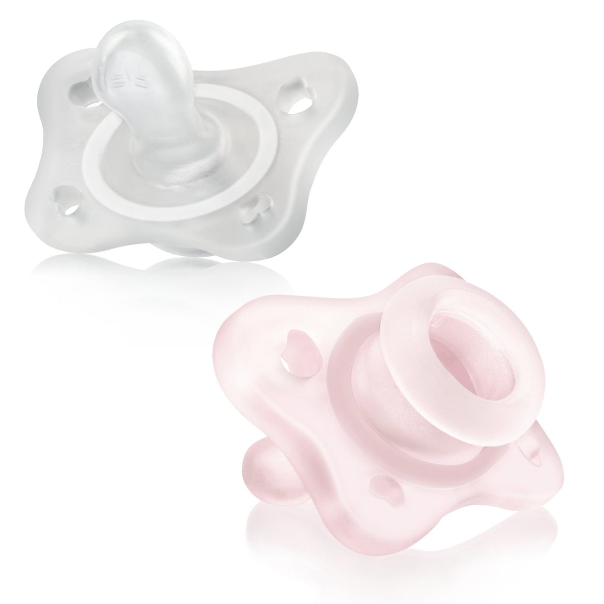 Chicco PhysioForma Mini Soft Chupeta Silicone Rosa 0-2M 2 unidades — Acessórios Bebé, Bebé - Mamã, Conforto
