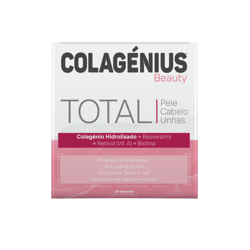 Colagénius Beauty Total Morango 30 Saquetas