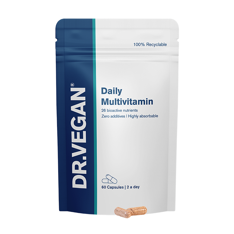 DR.VEGAN Daily Multi-Vitamin 60 Cápsulas — Energia (Cansaço / Fadiga), Minerais e Produtos Naturais, Suplementos