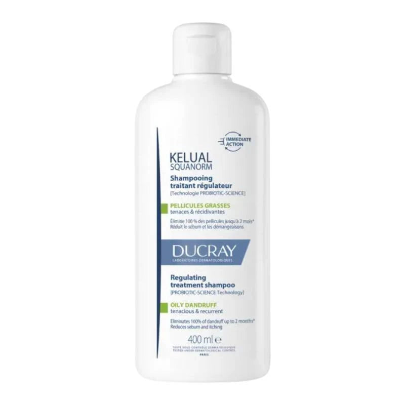 Ducray Capilares Kelual Squanorm Champô Cabelos Oleosos 400ml