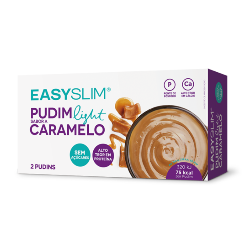 EasySlim Pudim Light Caramelo 2x125g