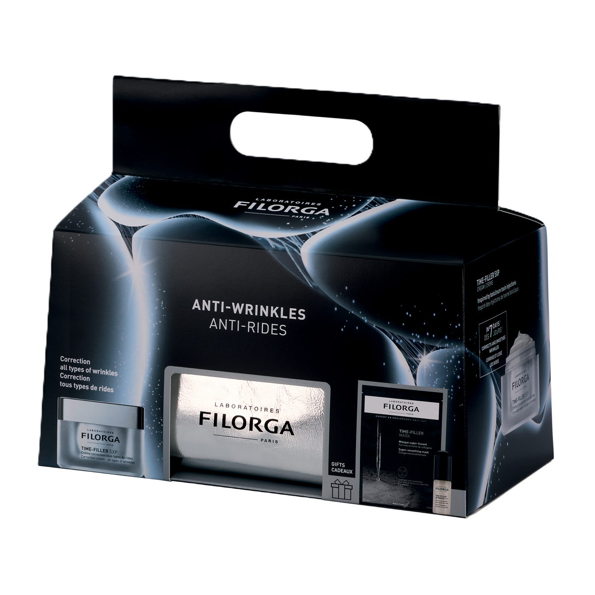 Filorga Coffret Time-Filler 5XP Creme 50ml + Intensive 5XP 5ml + Máscara (imagem 2)