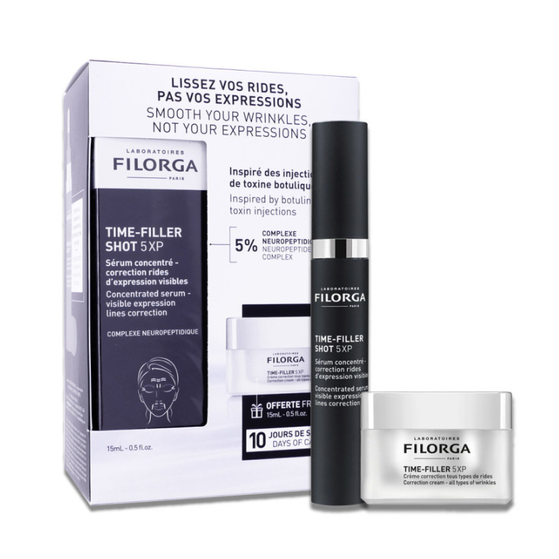 Filorga Pack Time-Filler Shot 5XP 15ml + Creme 5XP 15ml