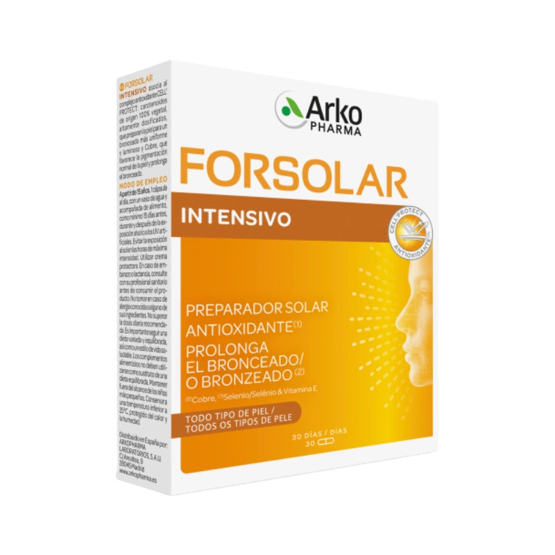 Arkopharma Forsolar Intensivo 30 Cápsulas