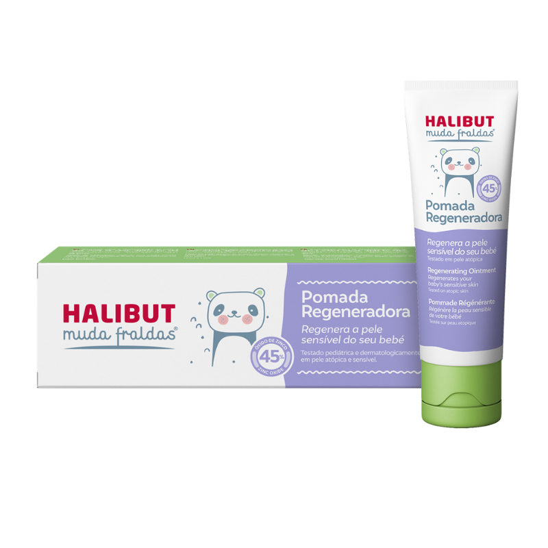 Halibut Muda Fraldas Pomada Regeneradora 50g