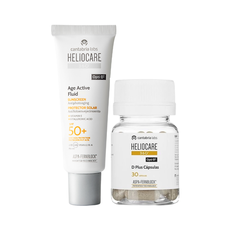 Heliocare 360 Age Active Fluido + D Plus 30 Cápsulas