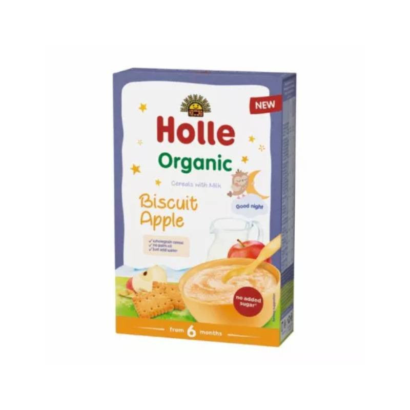 Holle Papa Lactea Bolacha Maça 6m