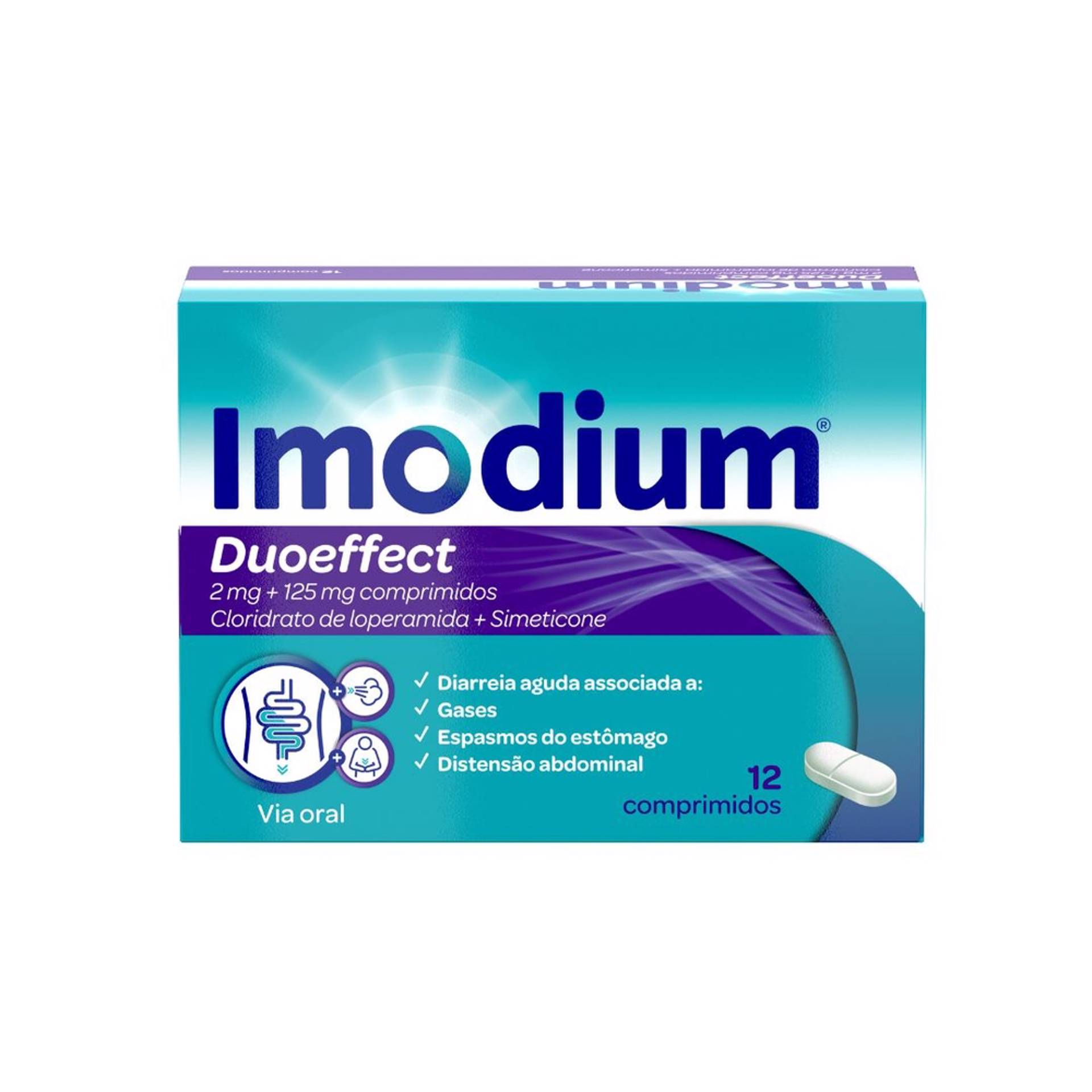 Imodium Duoeffect 2 mg + 125 mg 12 Comp