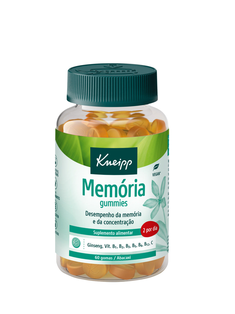 Kneipp Memória Gomas 60 unidades