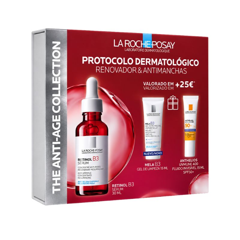 La Roche-Posay Coffret Retinol B3 Sérum 30ml + Mela B3 15ml + UVMune 400 15ml (imagem 2)