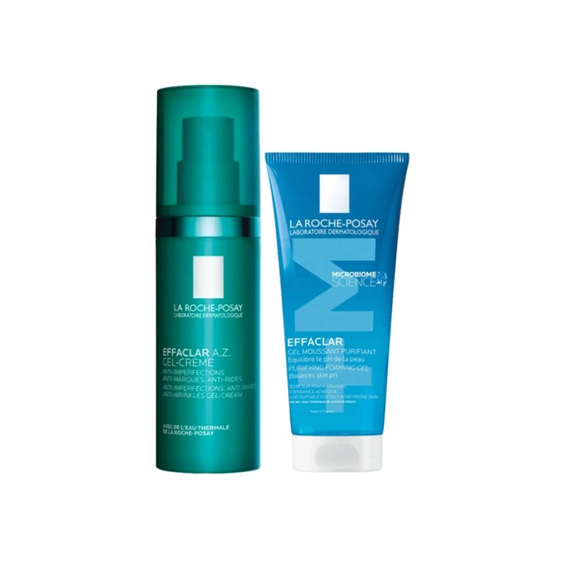 La Roche-Posay Effaclar A.Z. Gel-Creme 40ml + Gel de Limpeza 50ml