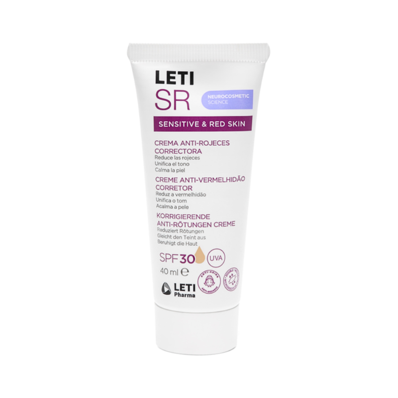 Leti SR Creme Anti-vermelhidão Corretor SPF30 40ml