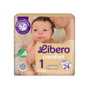 Libero Baby Soft Fralda T1 2-5kg — Bebé - Mamã, Hidratação e Higiene, Muda da Fralda
