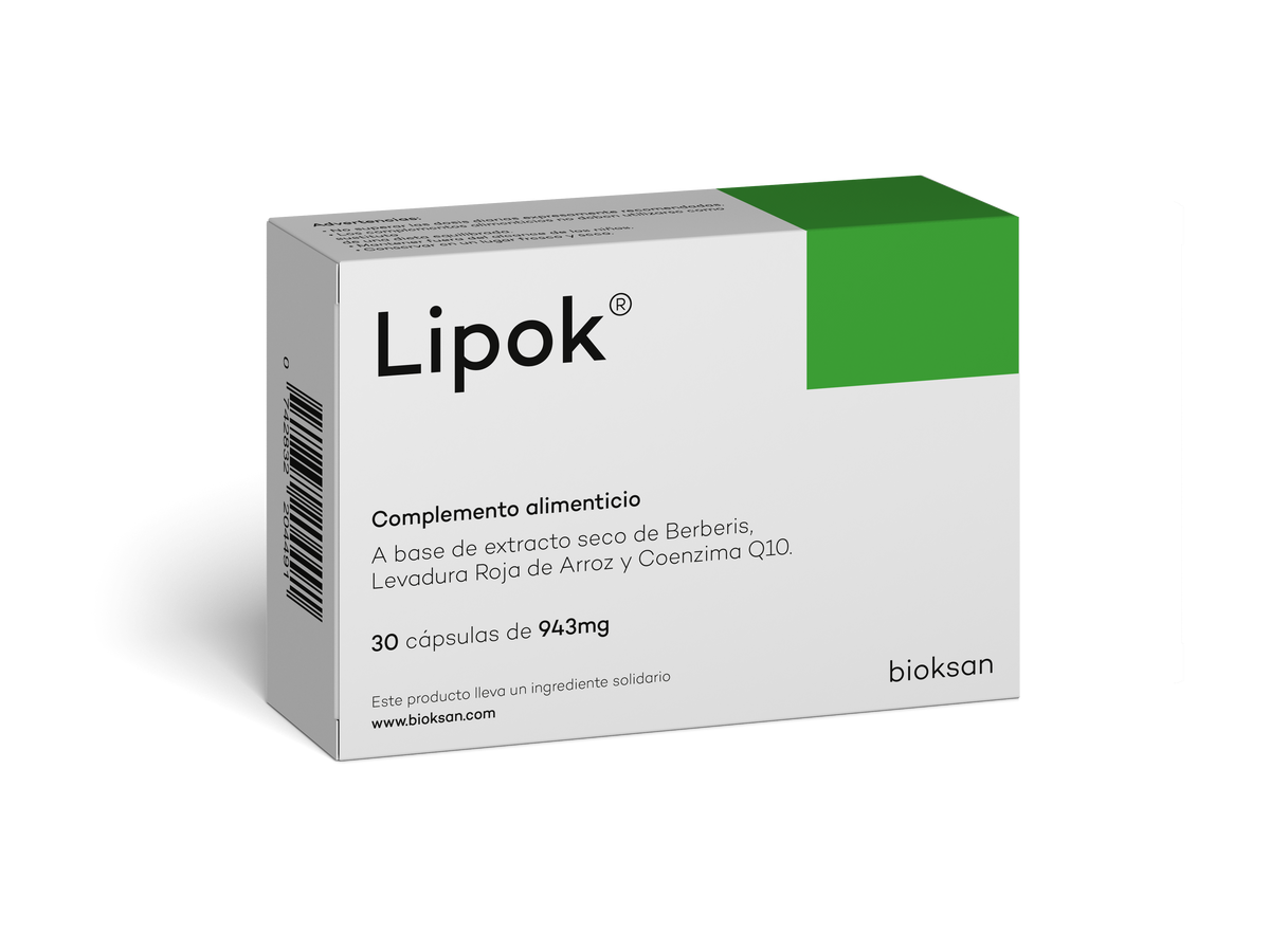 Lipok 30 Cápsulas — Coração e Colesterol, Suplementos