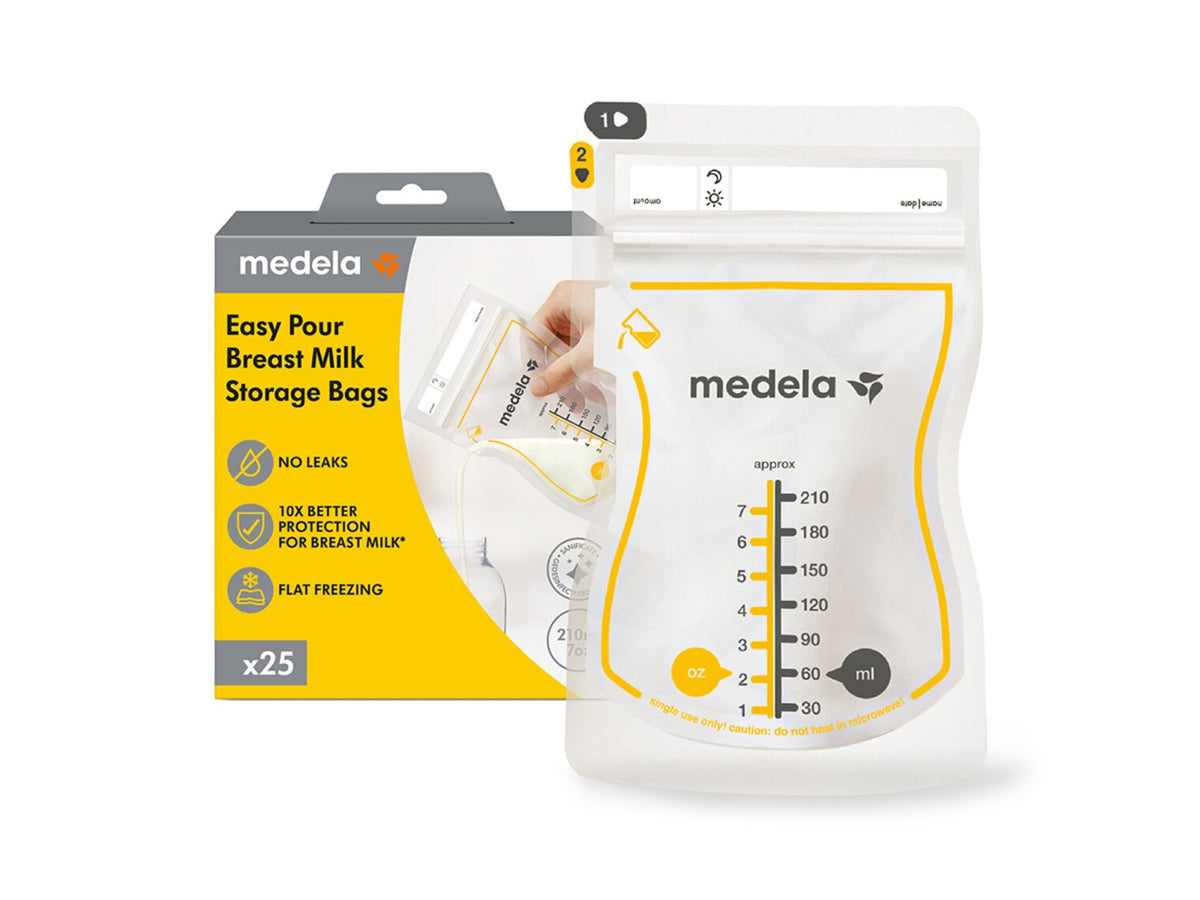 Medela Easy Pour Sacos de Conservação de Leite Materno 25 unidades — Amamentação, Bebé - Mamã, Mamã