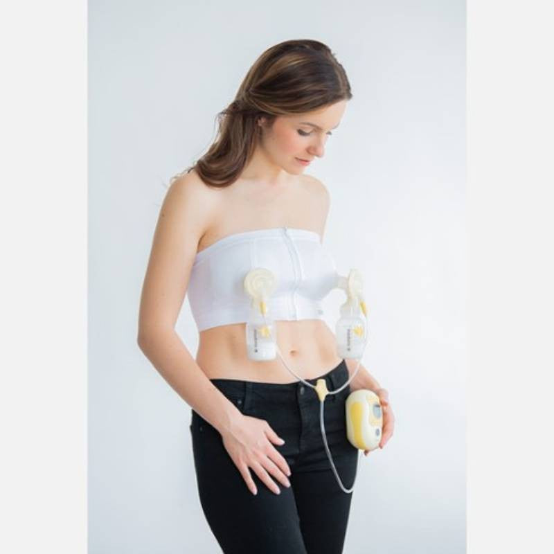 Medela Top Extração Fácil Branco Tamanho S — Amamentação, Bebé - Mamã, Mamã