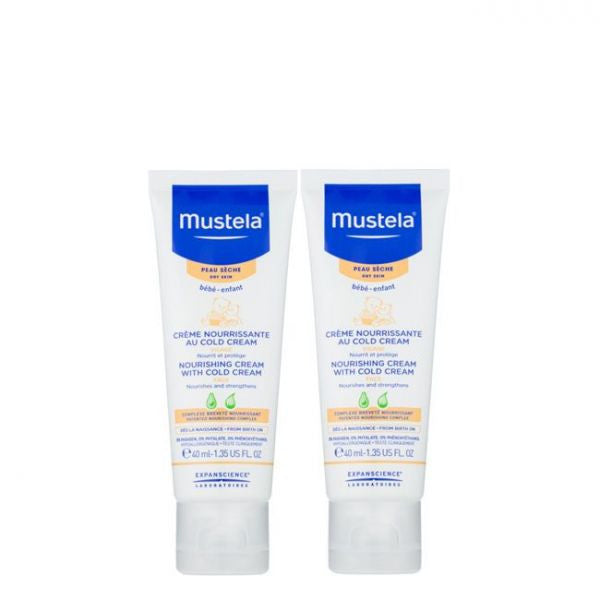 Mustela Bébé Cold Cream Creme de Rosto 2x40ml
