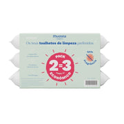 Mustela Bebé Toalhetes de Limpeza Sem Perfume Pack 3 x 60 unidades