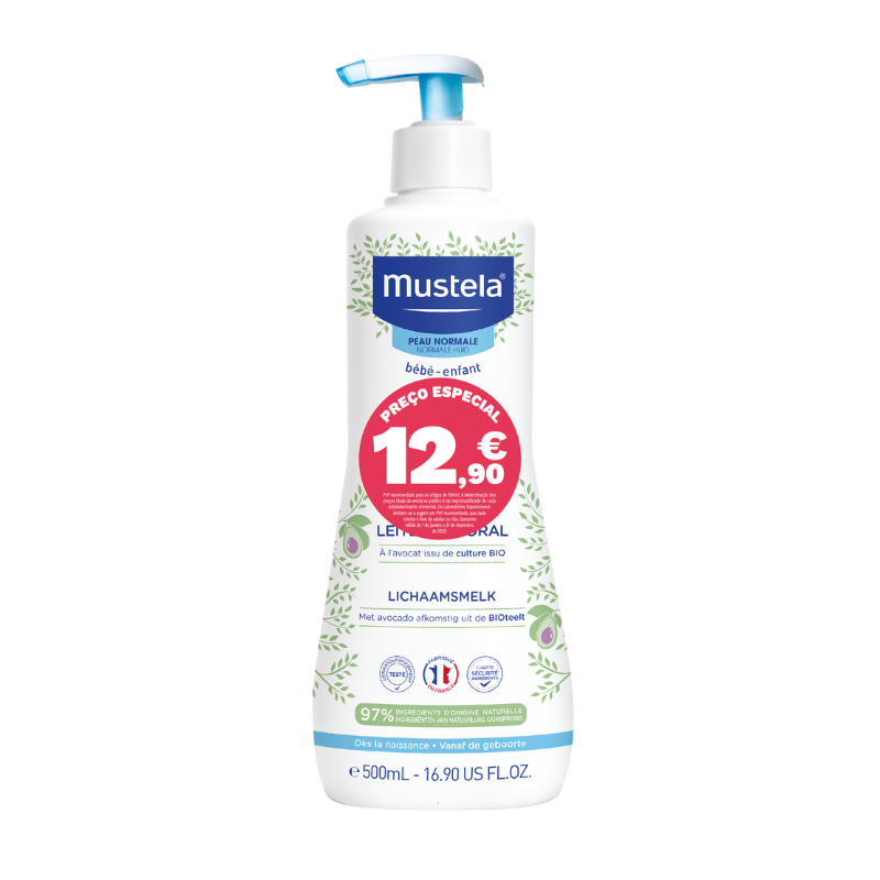 Mustela Bébé Hydra Bébé Leite Corporal 500ml Preço Especial