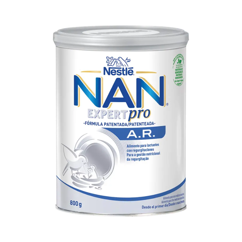 NAN ExpertPro A.R. Leite Anti-Regurgitação 800g — Alimentação Infantil, Bebé - Mamã