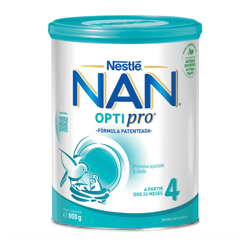 NAN Optipro 4 Leite de Crescimento +24M 800g — Alimentação Infantil, Bebé - Mamã