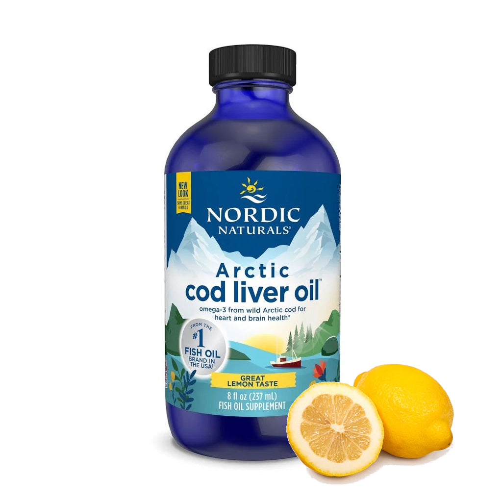 Nordic Naturals Arctic Cod Liver Oil Óleo de Fígado de Bacalhau Limão 237ml