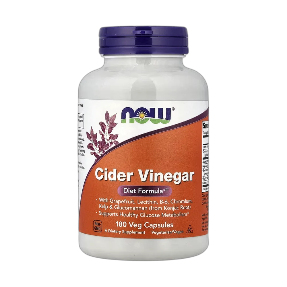 NOW Apple Cider Vinegar Diet 180 Cápsulas