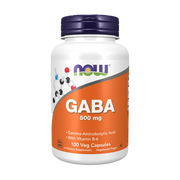 NOW GABA 500mg + Vitamina B6 100 Cápsulas