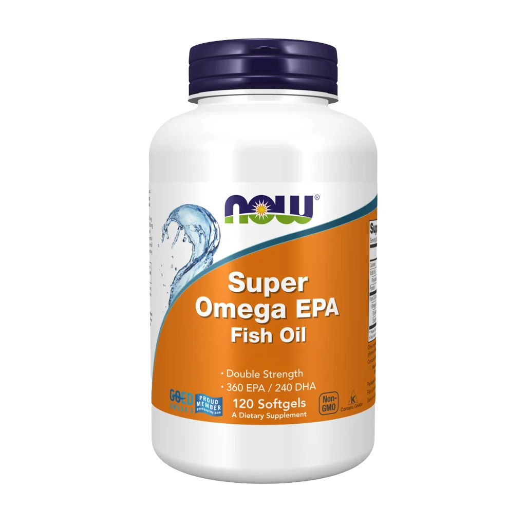 NOW Omega 3 Super Omega EPA 120 Cápsulas