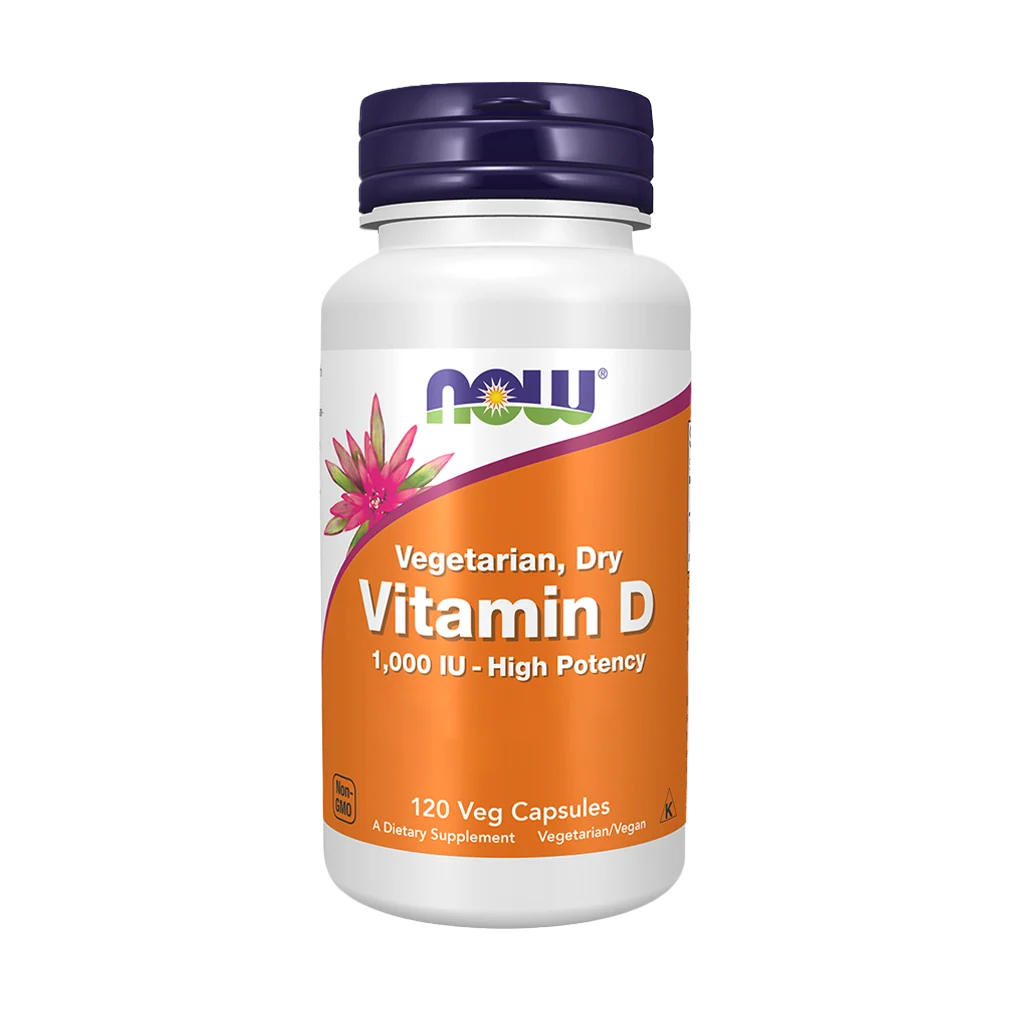 NOW Vitamina D 1000 UI 120 Cápsulas