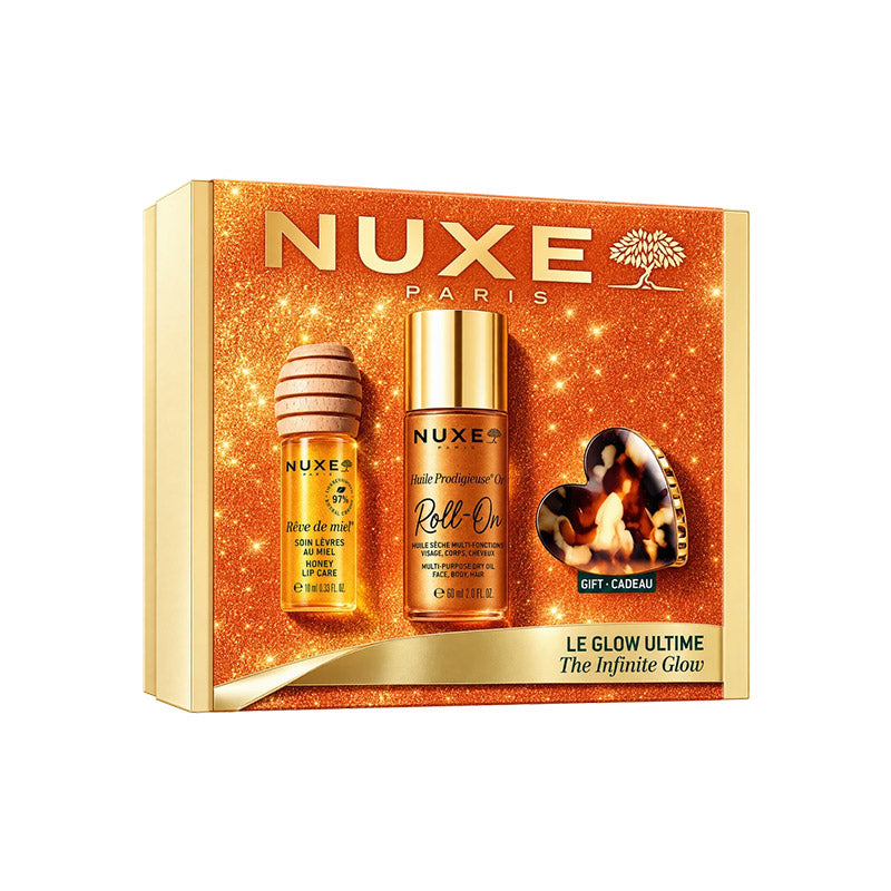 Nuxe Coffret The Infinite Glow Huile Prodigieuse Or 60ml + Rêve de Miel 10ml