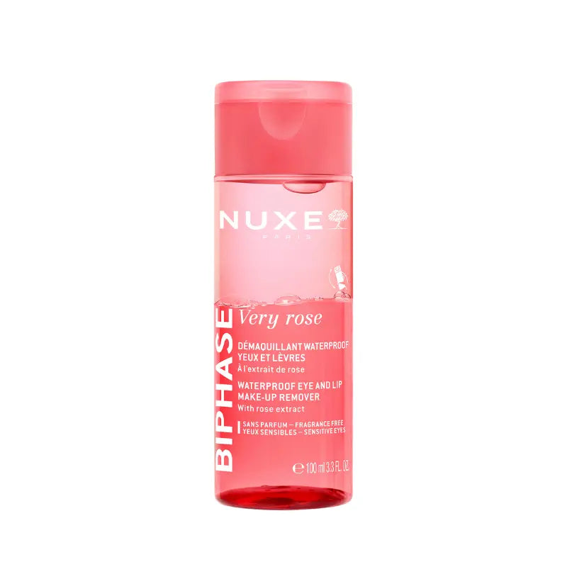 Nuxe Very Rose Desmaquilhante Bifásico de Olhos e Lábios 100ml