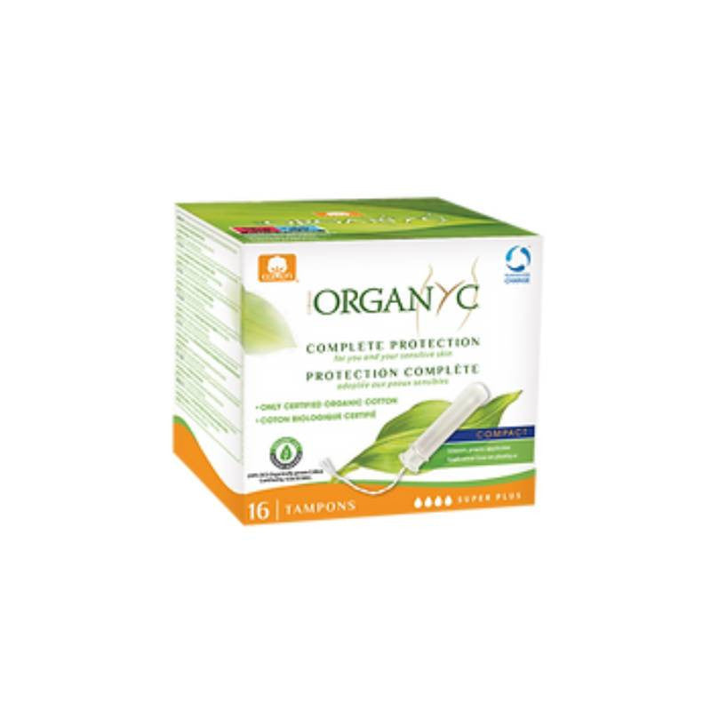 Organyc Tampões Super Plus com Aplicador 16 unidades