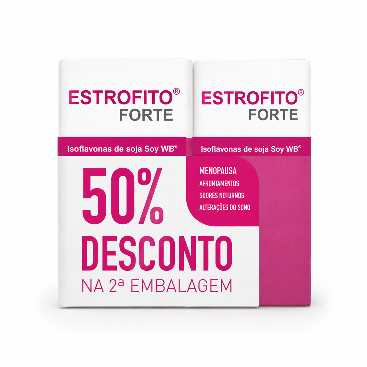 Estrofito Forte Duo Cápsulas 2x30 — Menopausa, Mulher, Suplementos