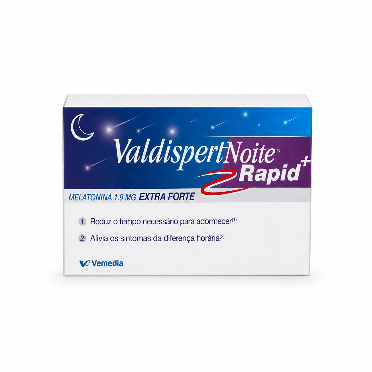Valdispert Noite Rapid 1,9mg 20 Comprimidos — Ansiedade e Stress, Descanso e Bem-estar, Suplementos